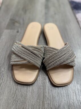 A new day sparkly sandals